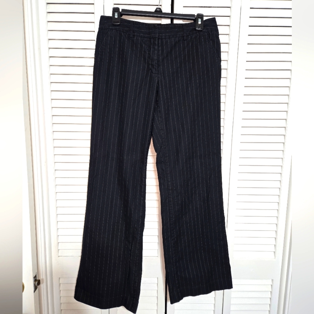 Mossimo Women's 6 Black Pinstripe Pants